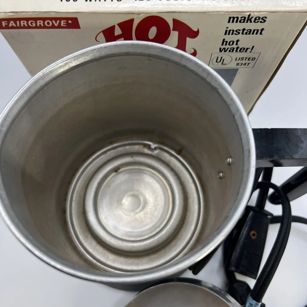 VTG Fairgrove Aluminum Electric Hot Pot #2995‎   70's 1978 CIB